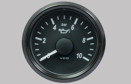 SingleViu Engine Oil Pressure 10Bar Gauge